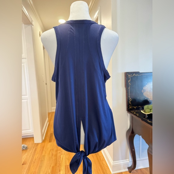 Apana Workout Ribbed Blue Tank Top - Picture 4 of 11